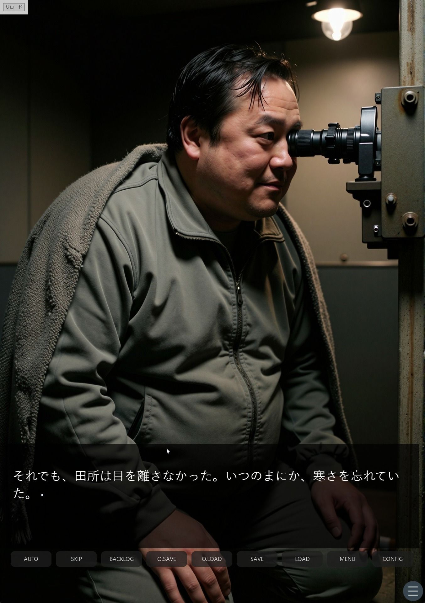 多数決の檻 ―雪山荘・欲望の投票― 第一話＜ノベルゲーム＞（実写系） サンプル5ページ目