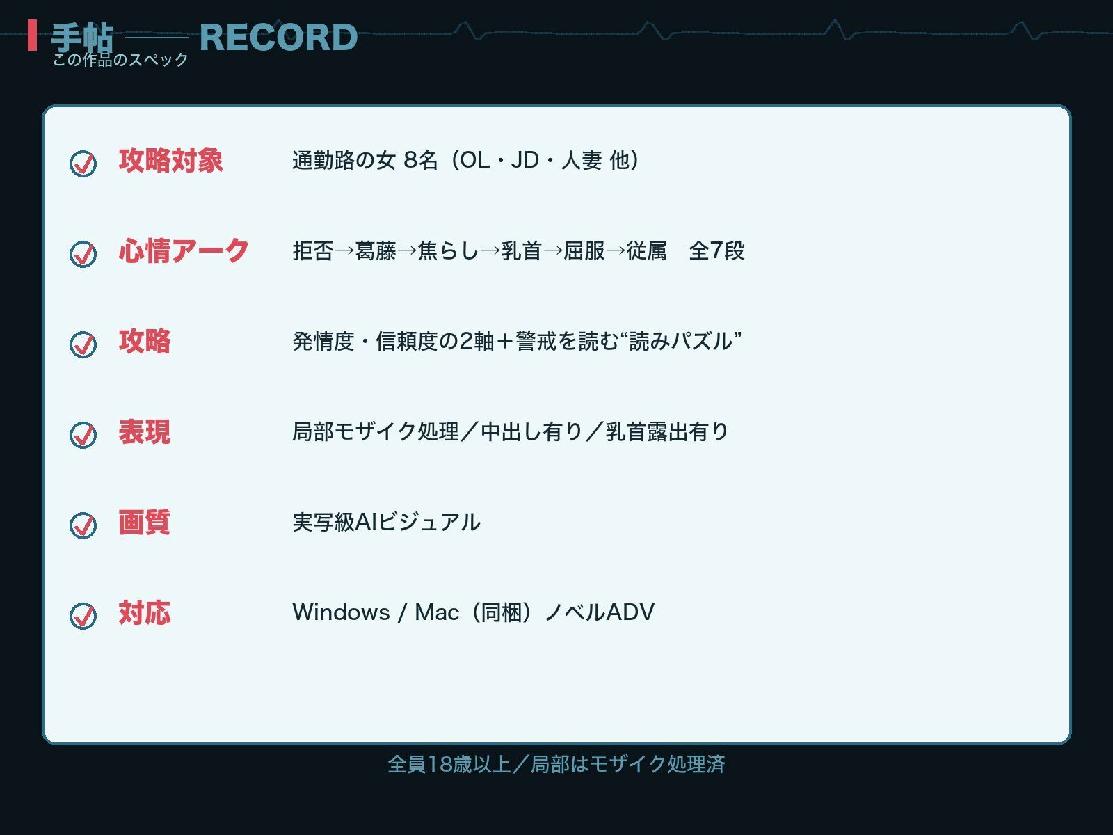 密室痴●手帖 サンプル6ページ目