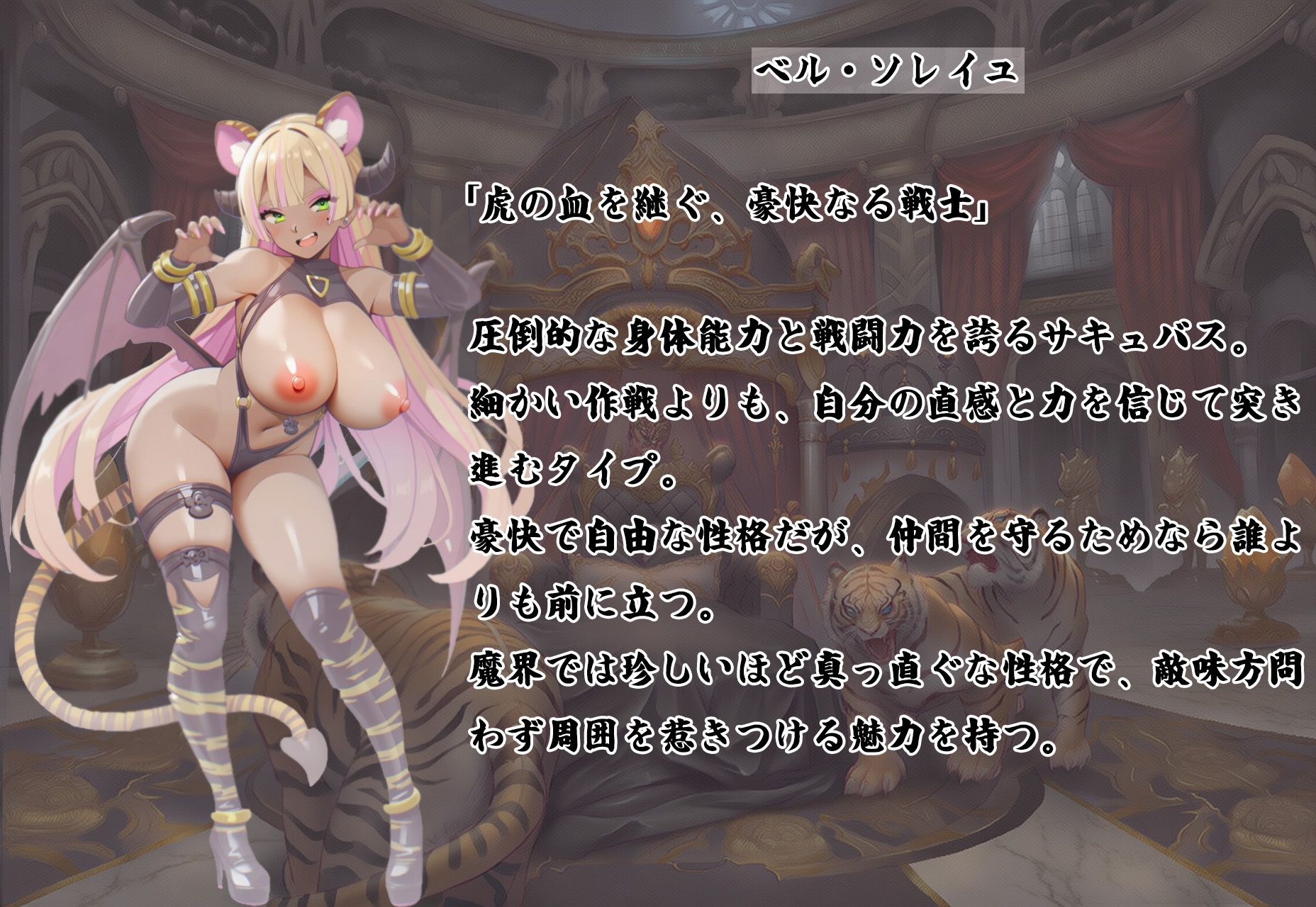 獣神サキュバス-四姉妹の宴- サンプル4ページ目