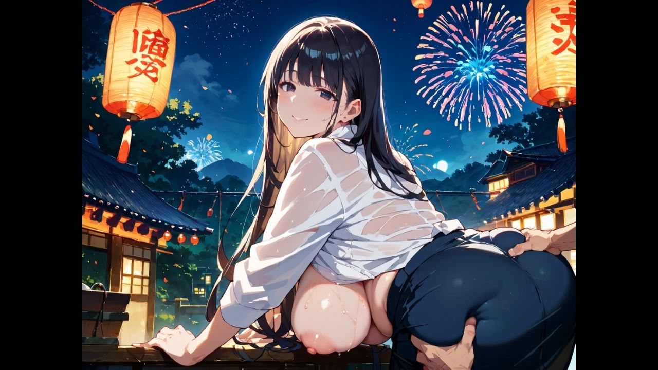 爆乳女上司。〜仕事帰りの花火大会〜【大ボリュームCG40枚】 サンプル1ページ目