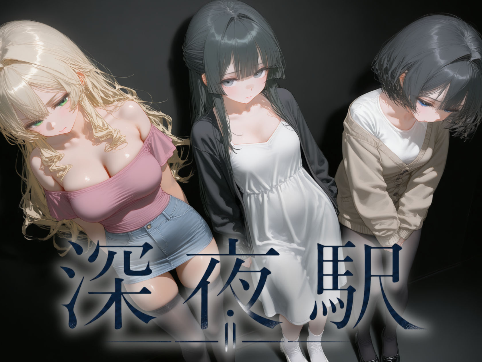 深夜駅-終電のあとで- サンプル1ページ目