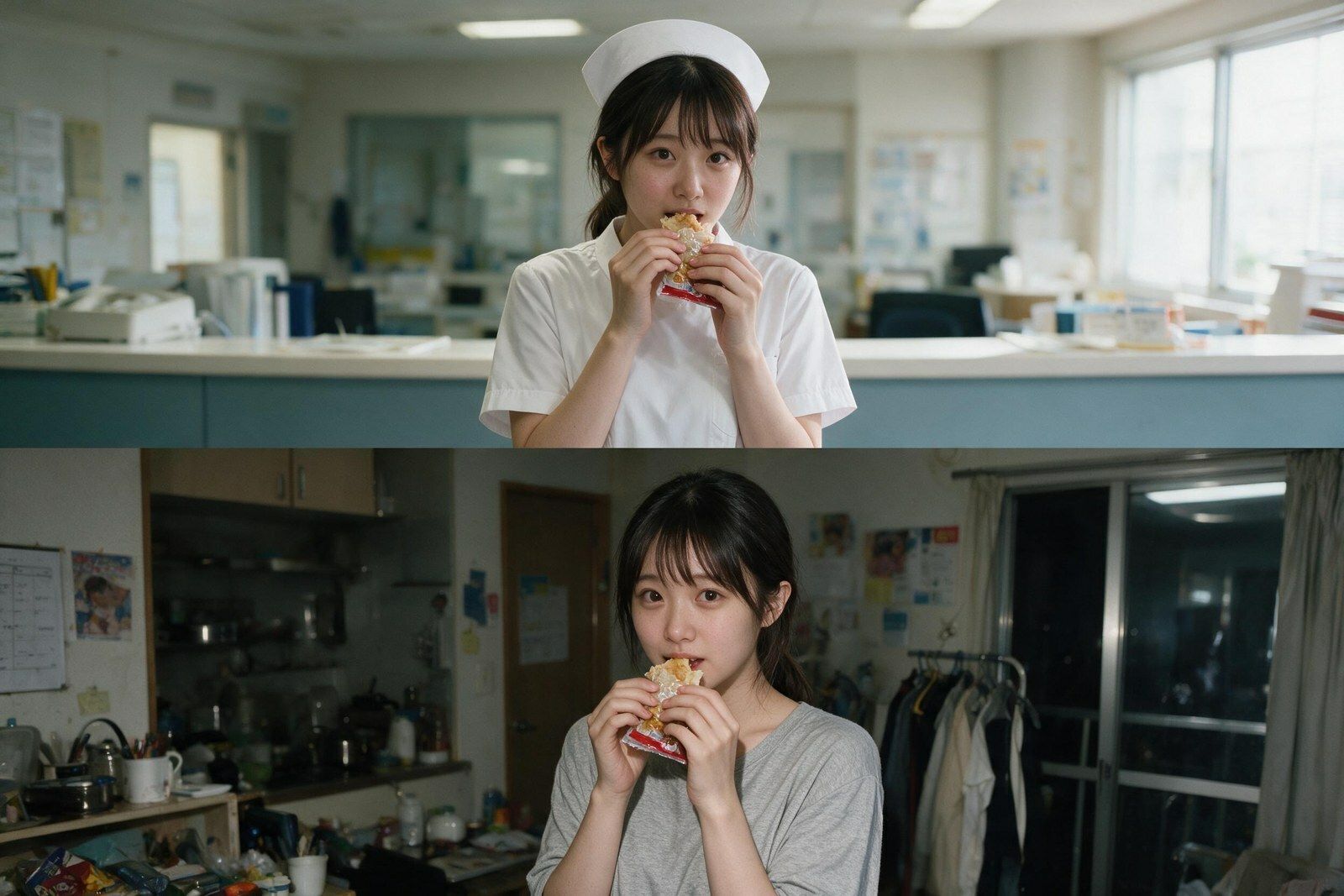 ≪実写級≫白衣の下と、帰宅後 〜ナース（24）の部屋に仕掛けた28本≫ サンプル5ページ目