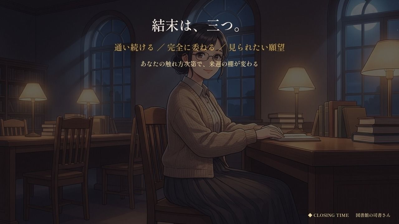 「お静かに」が言えなくなる司書さん 〜閉館まで三十分、声を殺せない夜〜 サンプル9ページ目