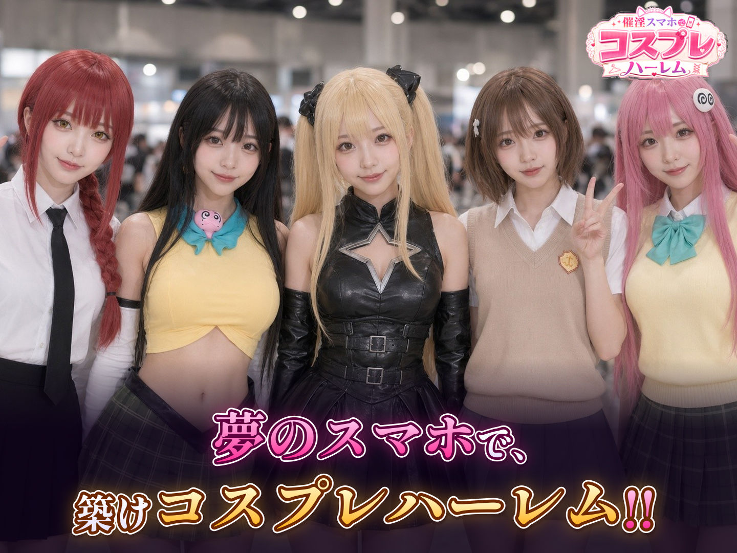 催淫スマホでコスプレハーレム サンプル10ページ目