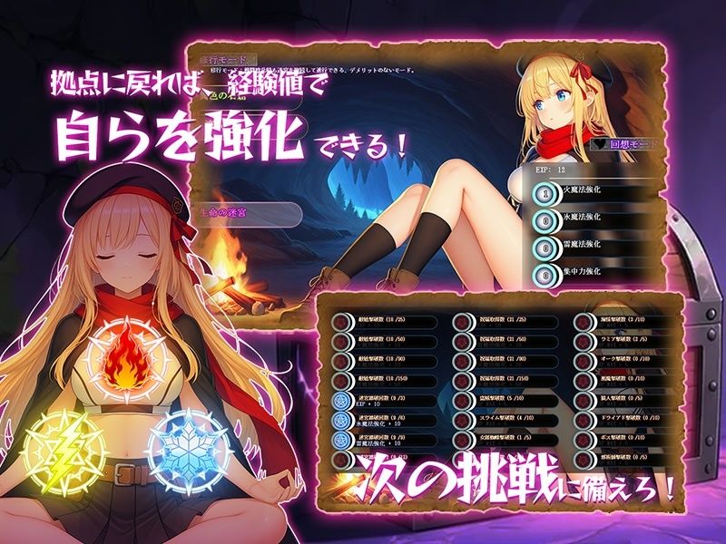 金稼ぎのはずが ダンジョン最下層に落ちた私、 絶対に生きて宝を持ち帰る！御姉.ver サンプル5ページ目