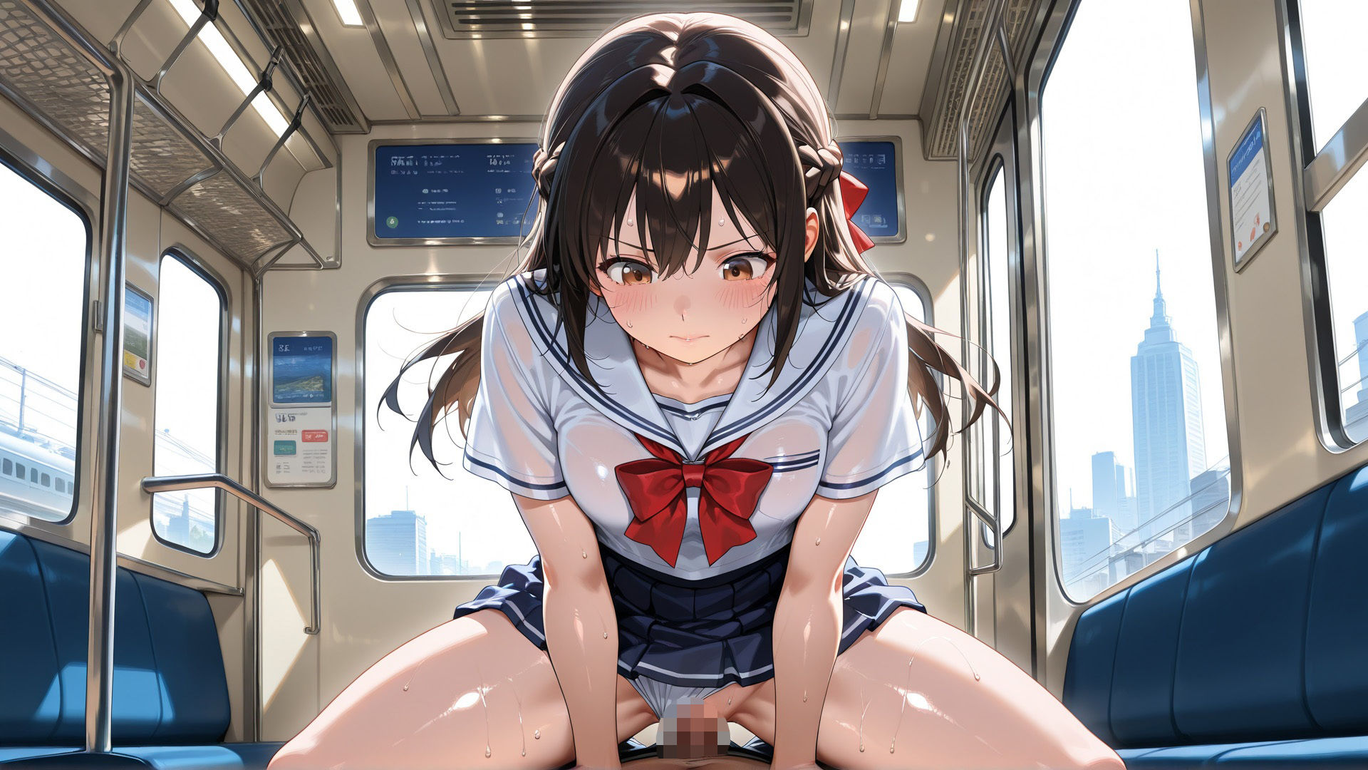 淫乱パズル  痴●電車で種付中出しセックス！ サンプル4ページ目