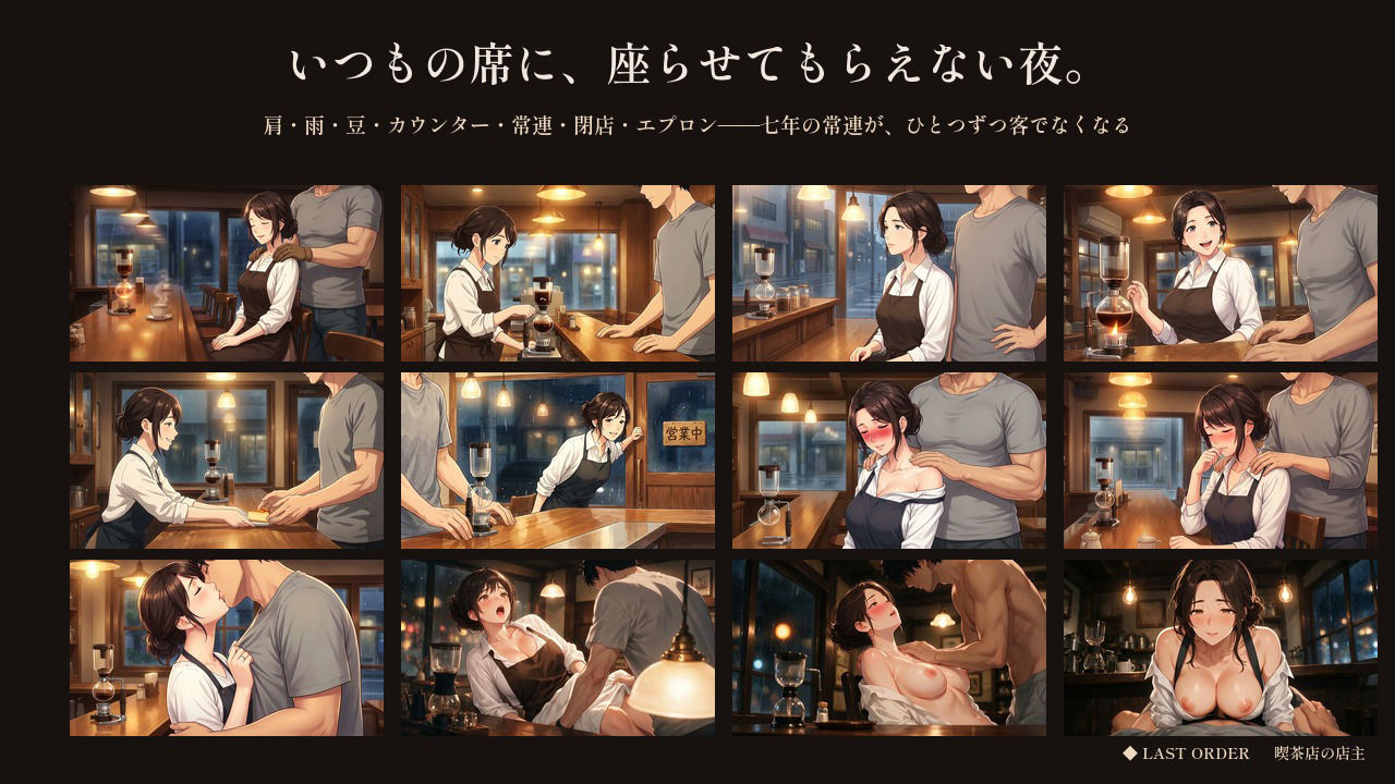 七年「いつもの」しか言わせない喫茶店の奥さん 〜ラストオーダーのあと、鍵を閉められた〜 サンプル4ページ目