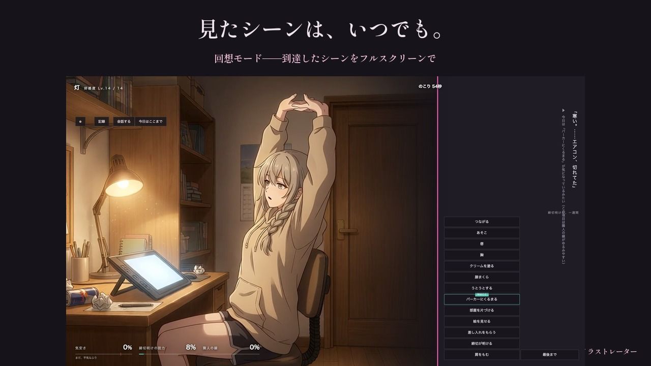 締切明けだけ甘えてくる隣のイラストレーター〜寝てない七日間、壁一枚の向こう〜 サンプル8ページ目