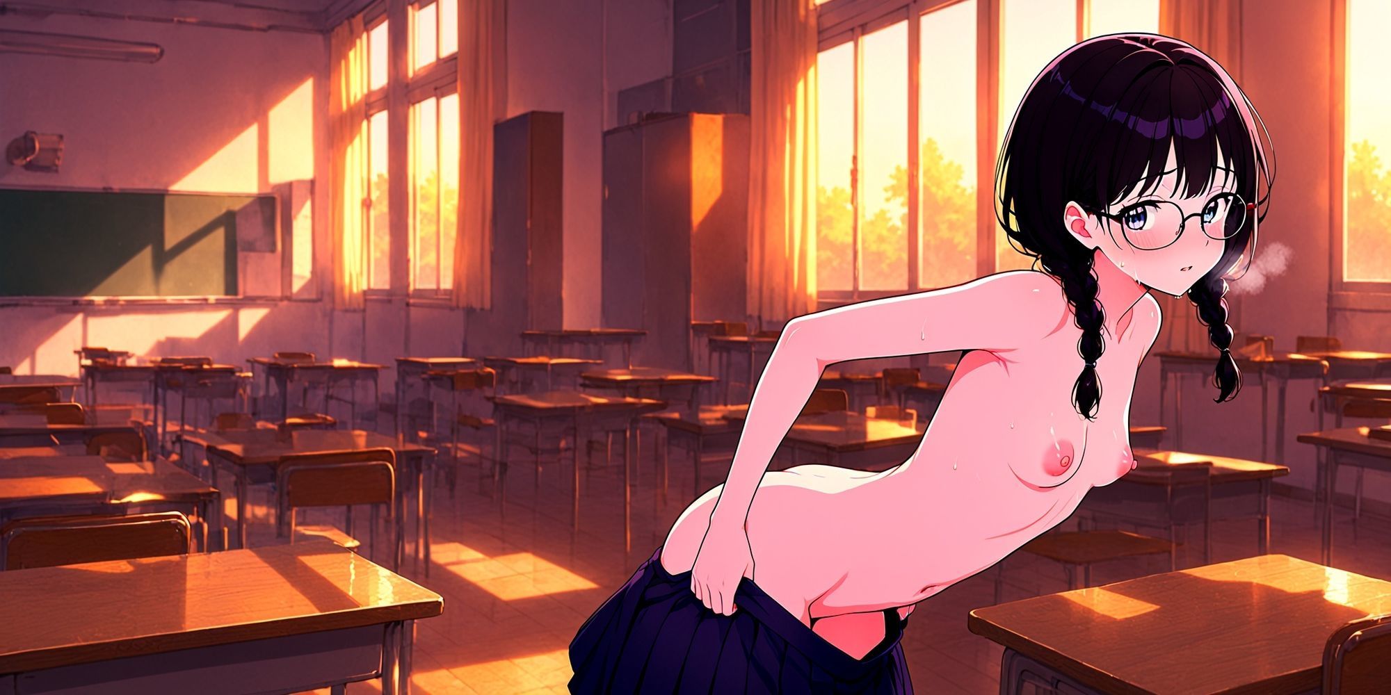 放課後の露出 ―剥き出しの少女の独白― サンプル3ページ目