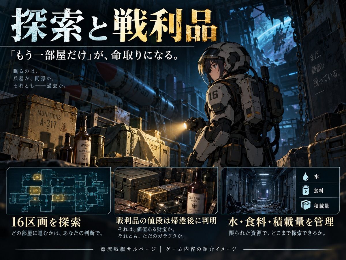 漂流戦艦サルベージ ―生きて帰れば、お宝は全部俺のもの― サンプル1ページ目