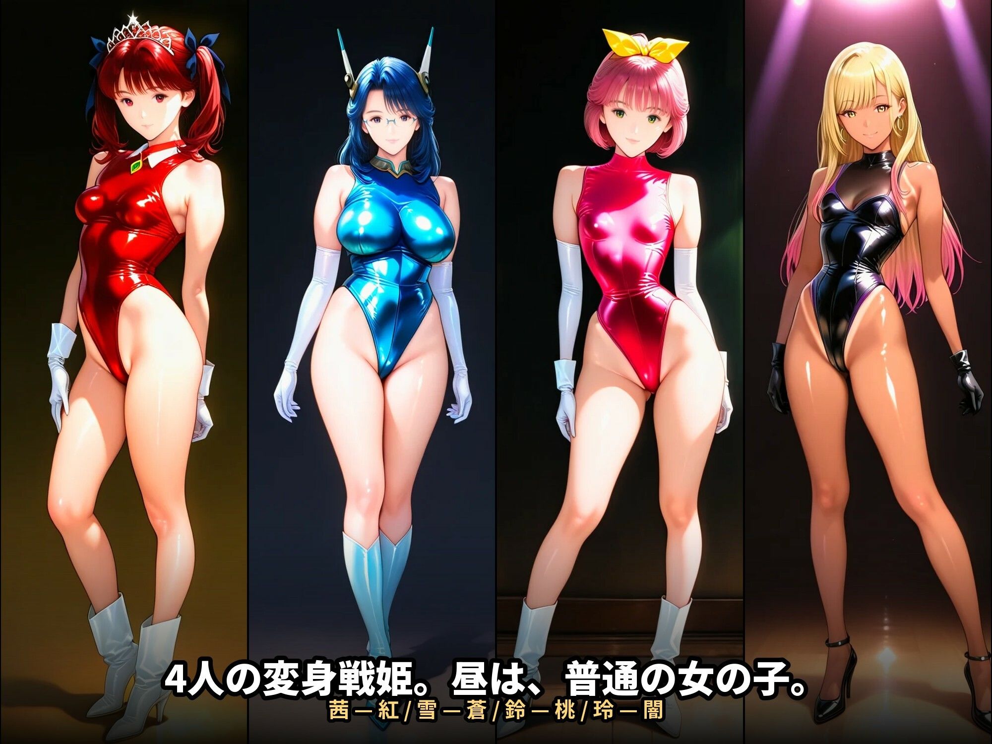 戦隊戦姫サバイバー  負けてひん剥かれるほどビクンビクン強くなる サンプル1ページ目