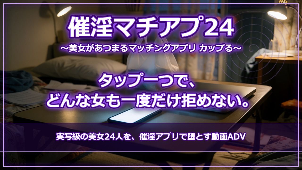 【スマホ対応】催淫マチアプ24 〜美女があつまるマッチングアプリ カップる〜 サンプル1ページ目