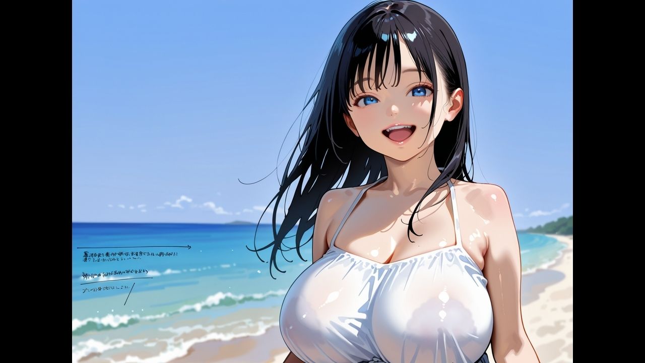 純白ワンピース。〜淡く溶ける、あの夏の日〜 サンプル2ページ目