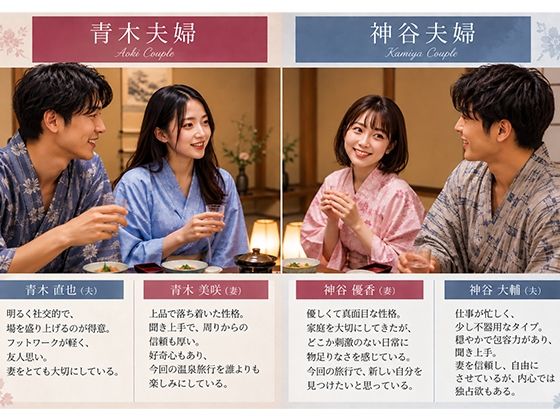 【第二話】今夜、妻を交換します。大人の温泉修学旅行。 サンプル1ページ目