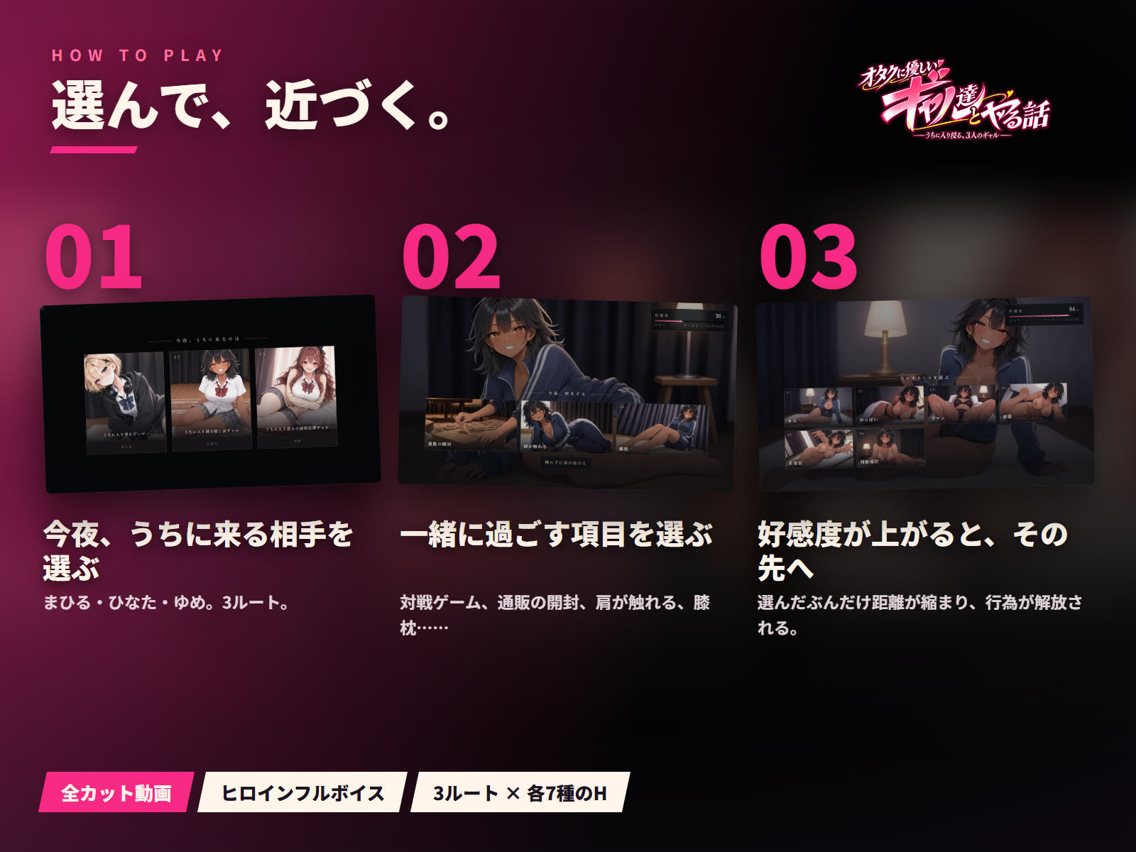 オタクに優しいギャル達とヤる話 サンプル2ページ目