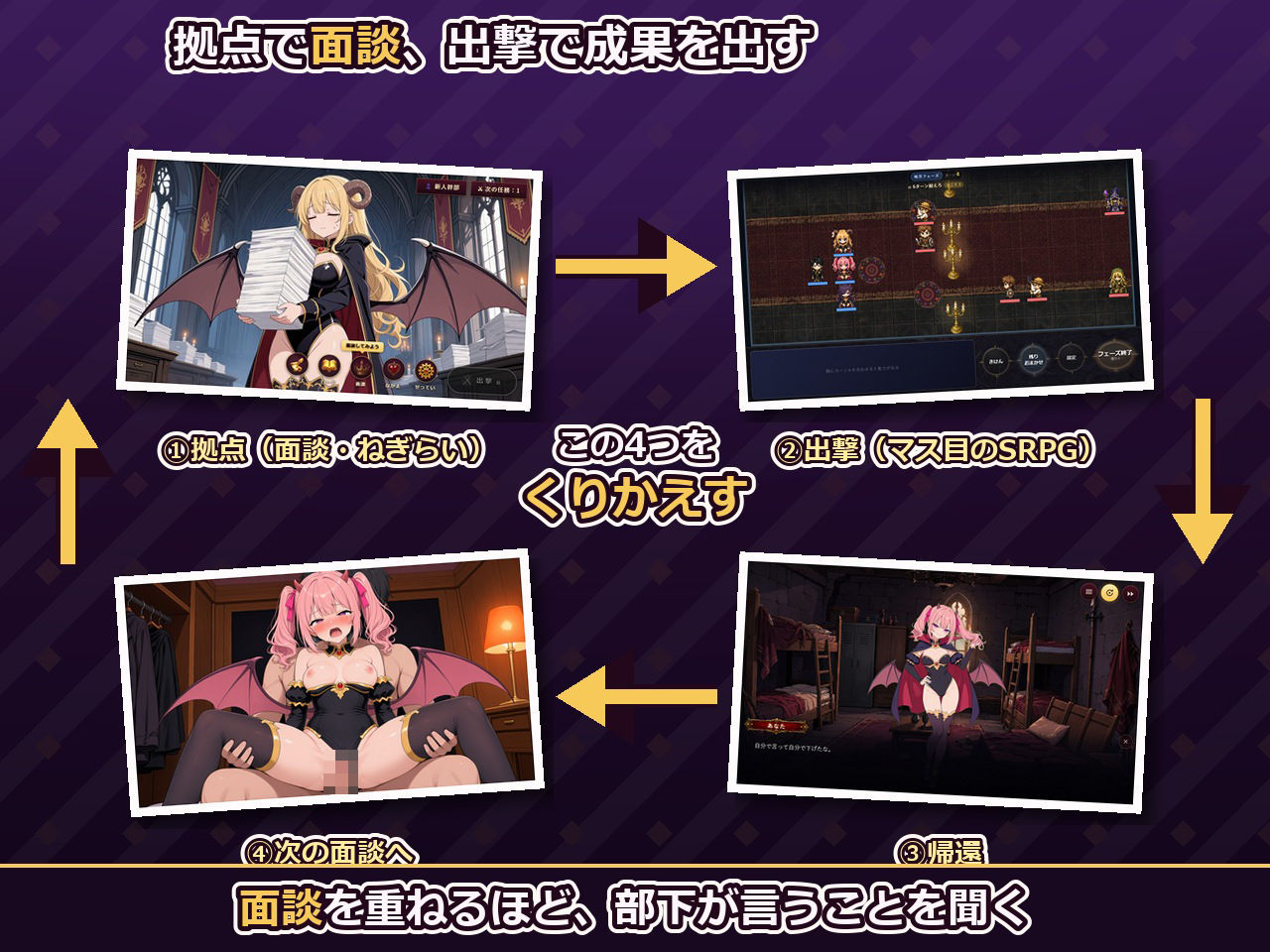 サキュバス新規事業部 〜問題児だらけの魔王軍で、振り回されて、搾られて、出世する〜 サンプル3ページ目