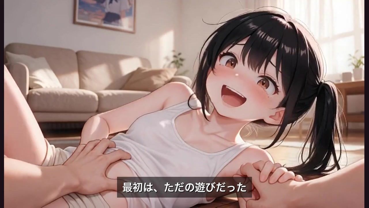くすぐり我慢対決 〜妹と二人きり〜 サンプル1ページ目