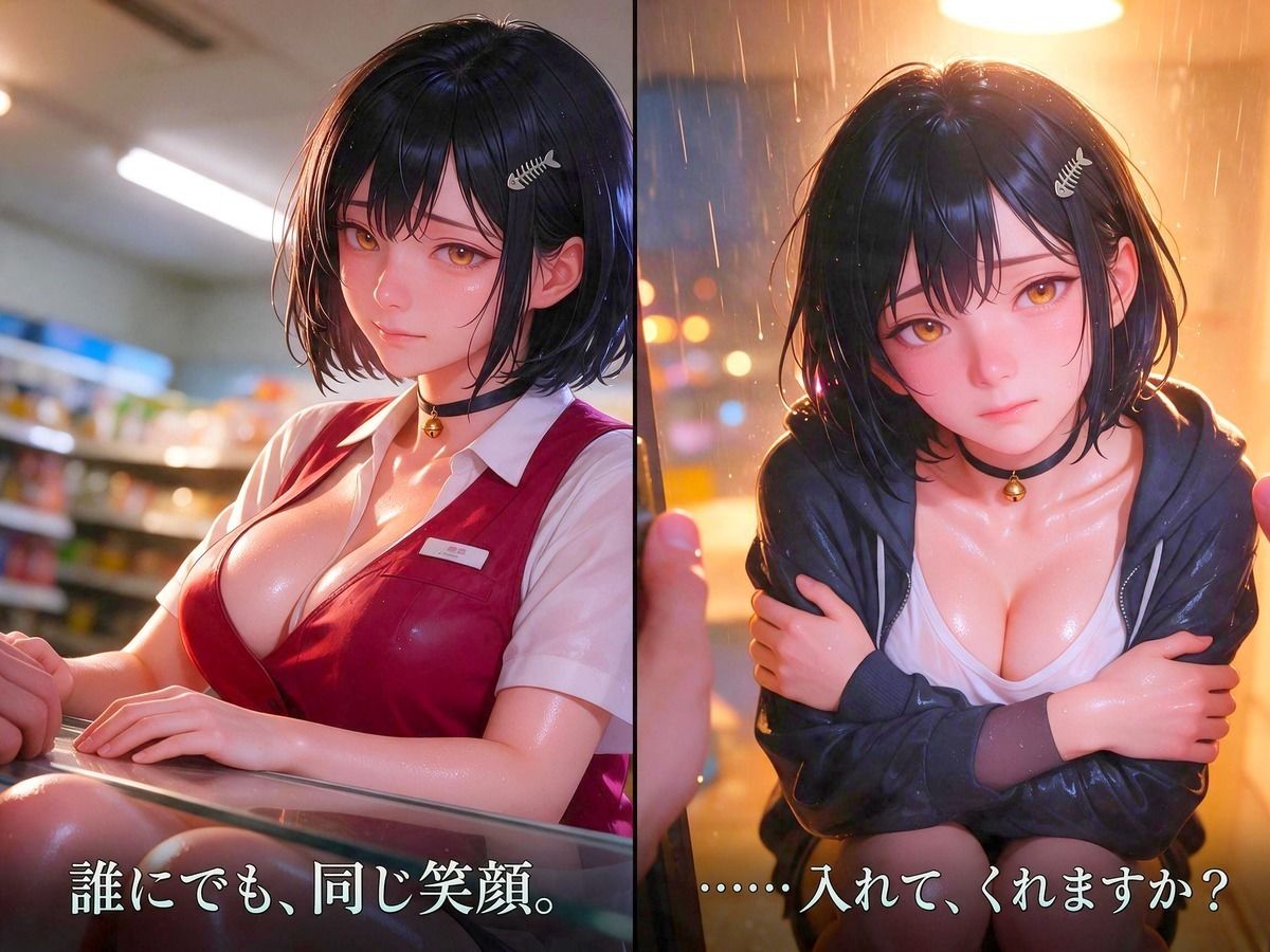 かまってほしくて鳴く野良猫娘〜誰にも懐かない夜勤店員（22）が、俺にだけ甘える7日間〜 サンプル2ページ目