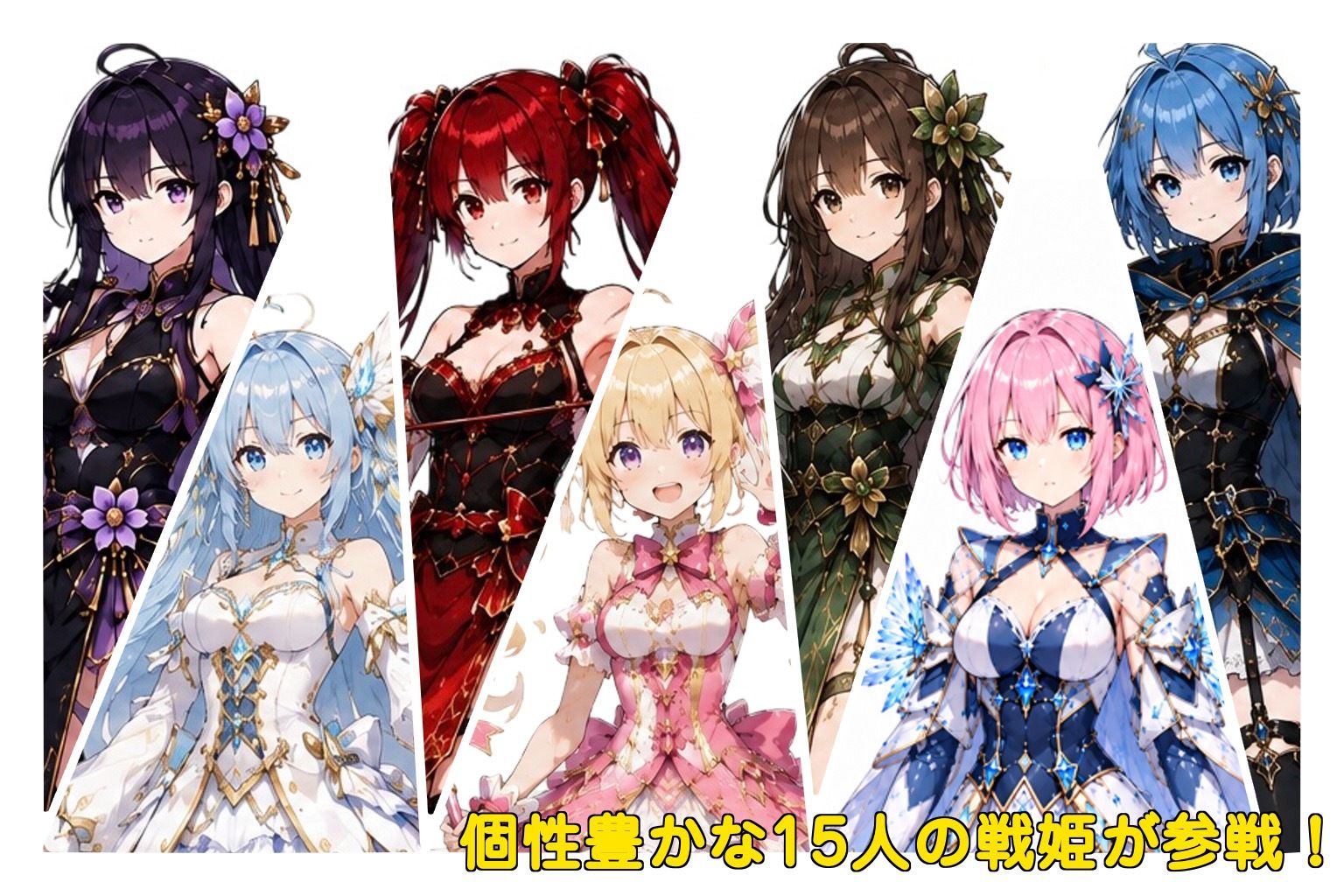 戦姫コンクエスト サンプル1ページ目
