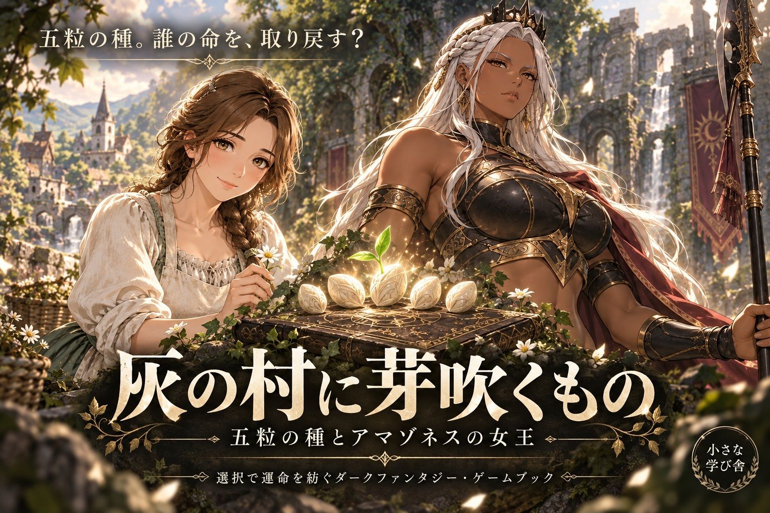 灰の村に芽吹くもの ― 五粒の種とアマゾネスの女王 ― サンプル1ページ目