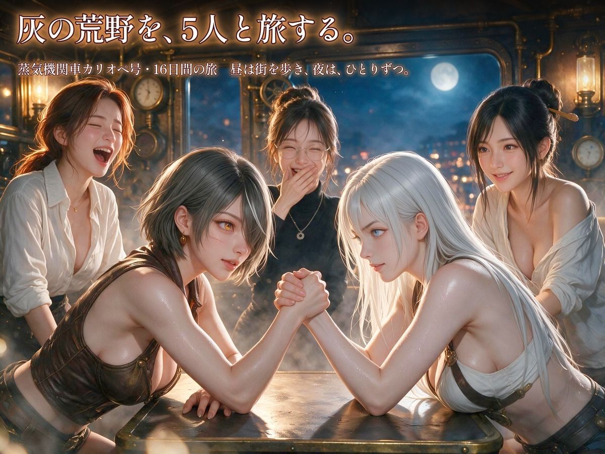 蒸鉄キャラバン〜灰の荒野で拾った5つの温もり〜 サンプル1ページ目