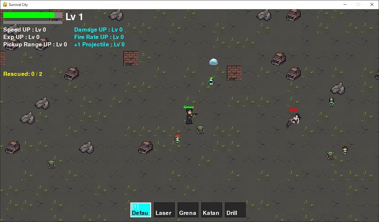 Survival City 〜逃げ遅れた人を助けて情報を集め、この街から脱出〜 サンプル3ページ目