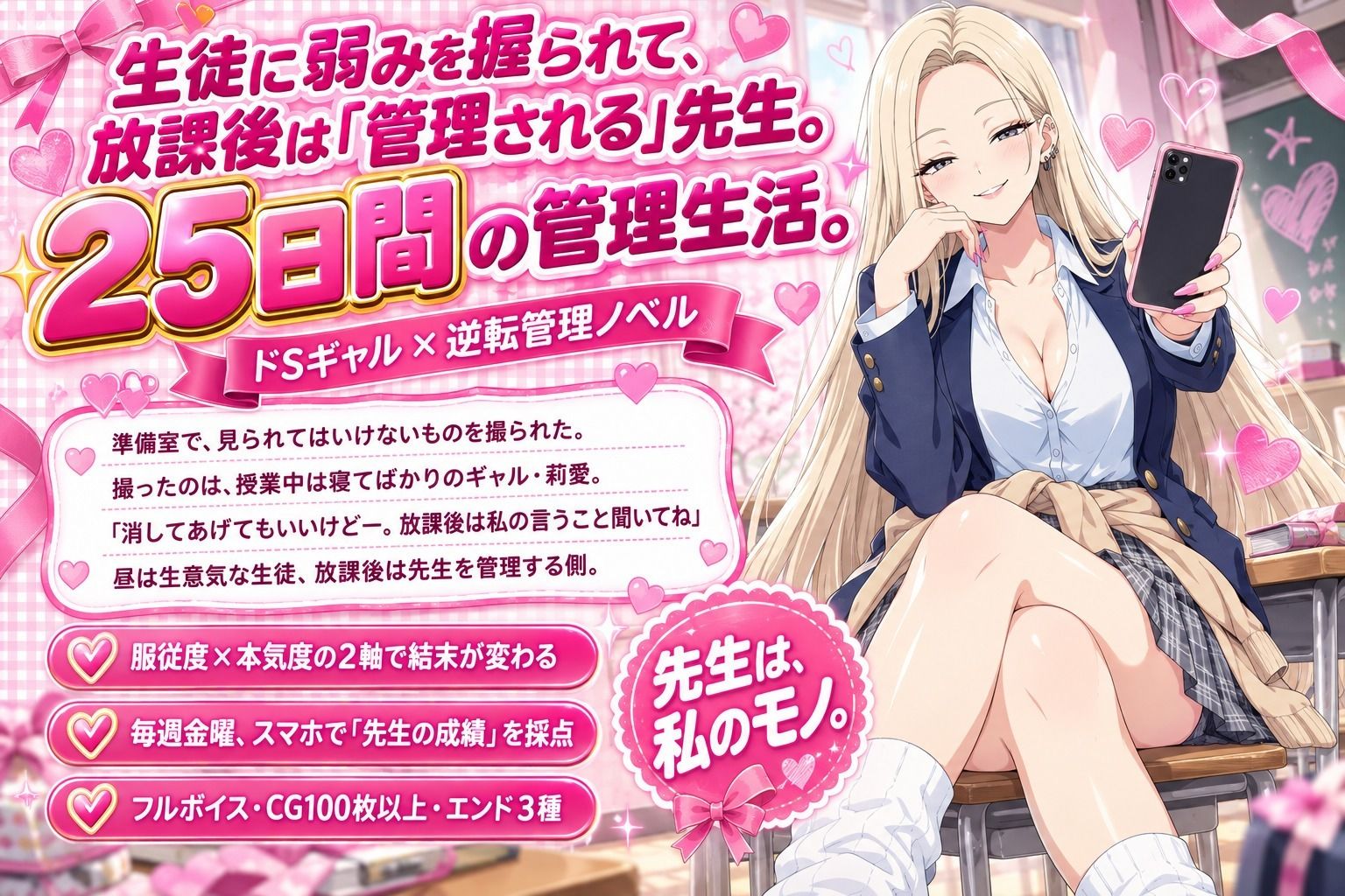 ドSギャルの放課後管理 ―先生は私のモノ― サンプル1ページ目