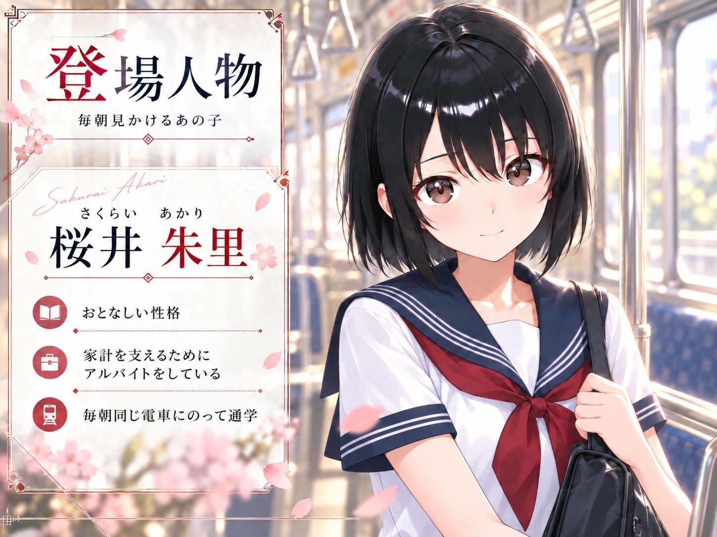 征服電車 サンプル1ページ目