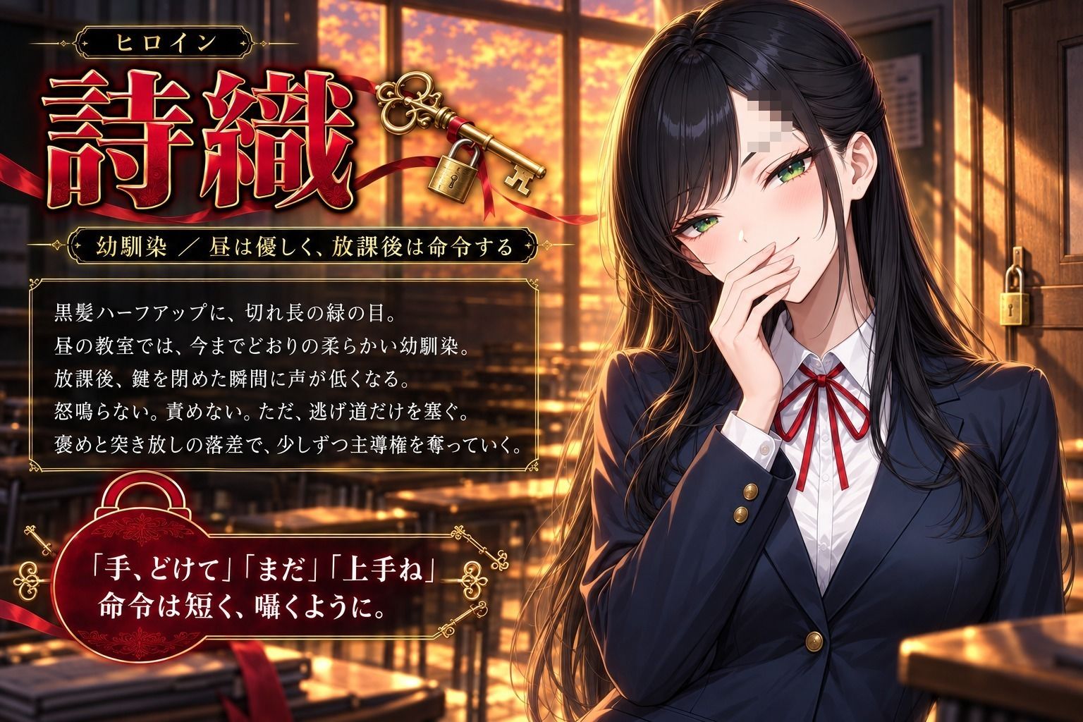 ドS幼馴染の管理生活 ―放課後、許可が出るまで― サンプル2ページ目