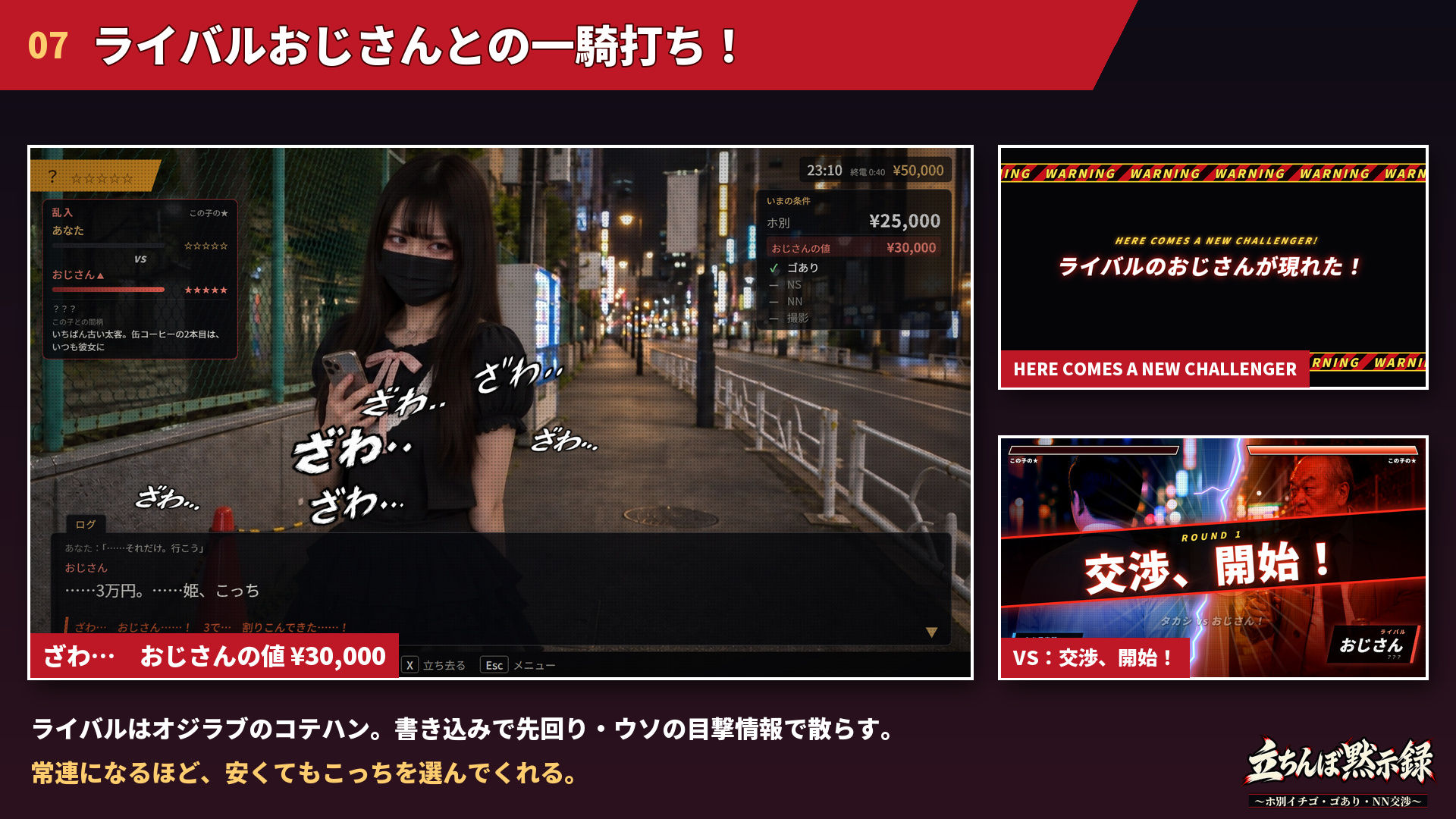 立ちんぼ黙示録 〜ホ別イチゴ・ゴあり・NN交渉〜 サンプル7ページ目