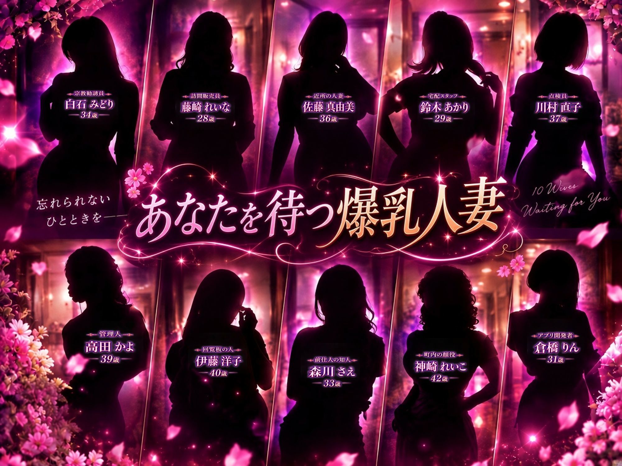 10人の爆乳人妻訪問催● サンプル7ページ目