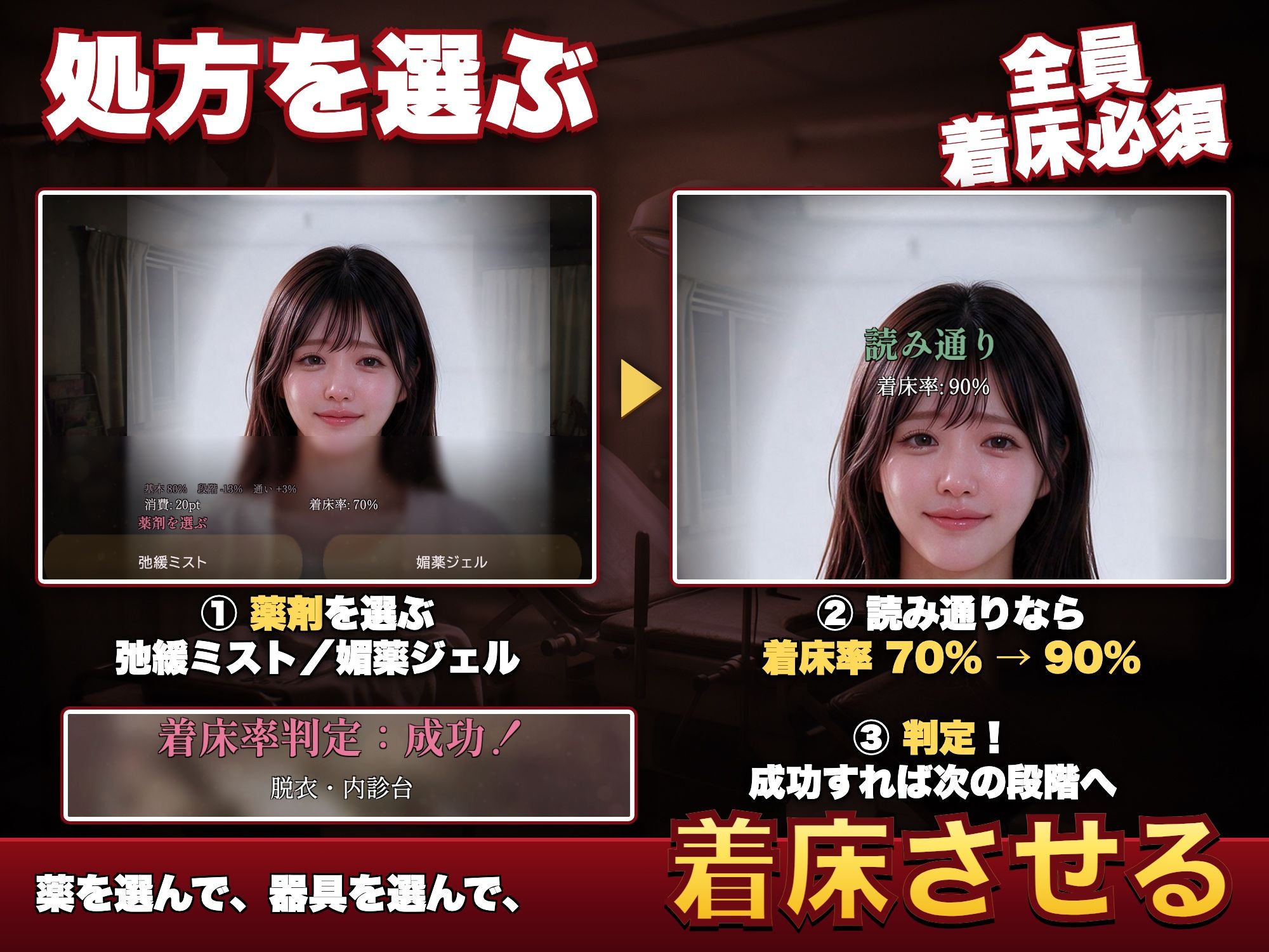 着床100％産婦人科治療院 極濃ザーメンで着床必須の生中孕ませ サンプル2ページ目