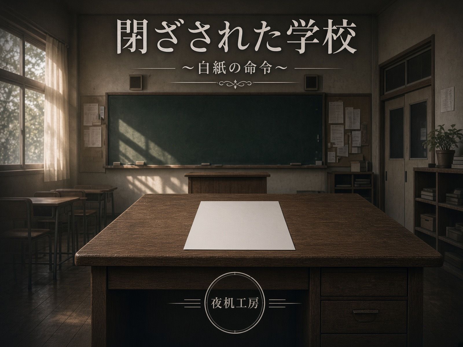 閉ざされた学校 〜白紙の命令〜 サンプル1ページ目