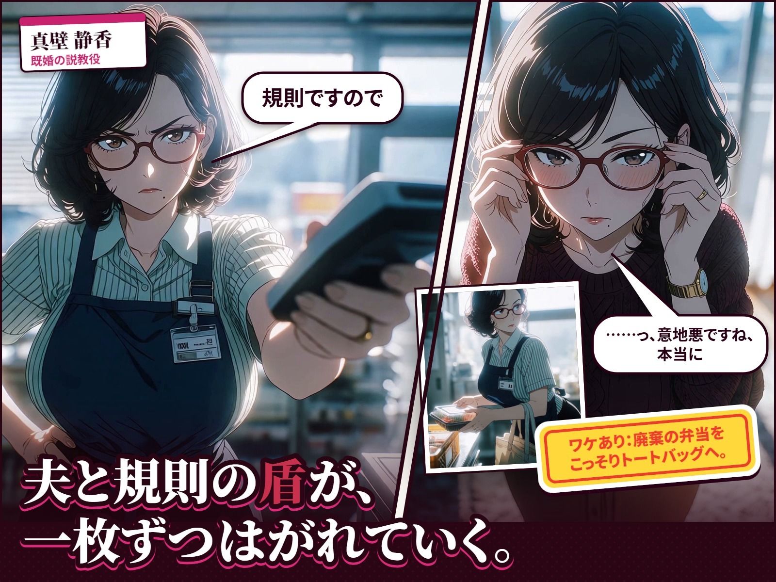 ワケあり人妻パート、夕方シフトで弱み握りました。 サンプル4ページ目