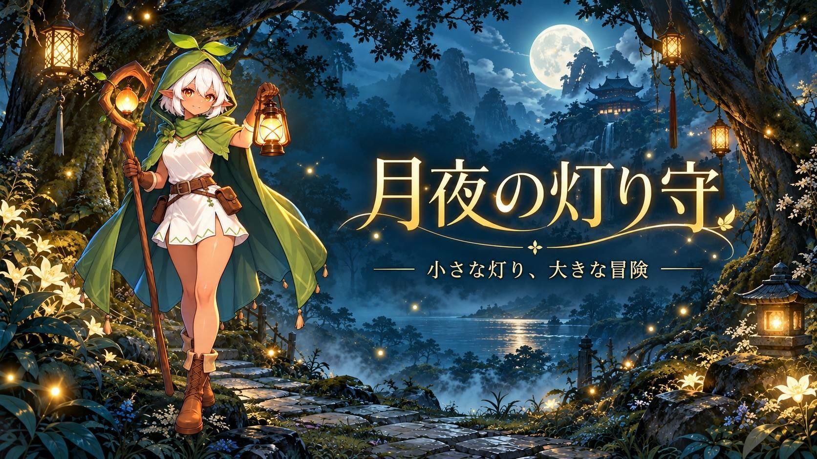 月夜の灯り守 サンプル1ページ目
