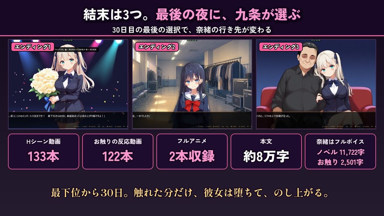 【お触りシミュレーション】LAST AUDITION ラストオーディション〜彼氏持ち底辺配信者が枕営業でオーディションを勝ち抜く30日間〜 サンプル10ページ目