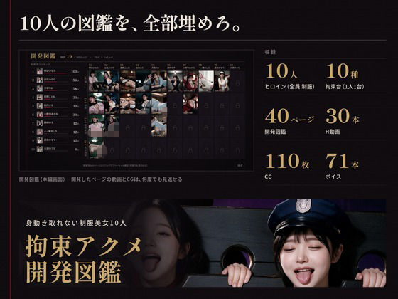 拘束アクメ開発図鑑 サンプル10ページ目