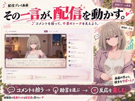 【スマホ対応】幼馴染の退廃ギャルを配信者に育てたい サンプル4ページ目