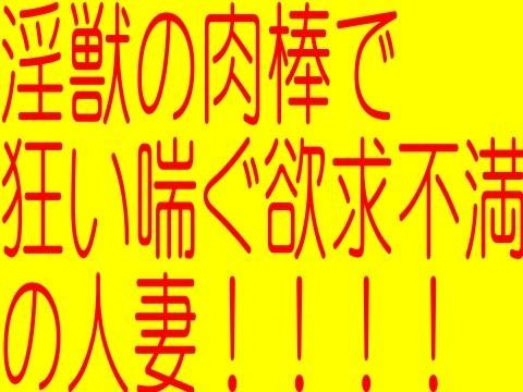 淫夢に犯●れる人妻！！BAKU！！淫夢探偵