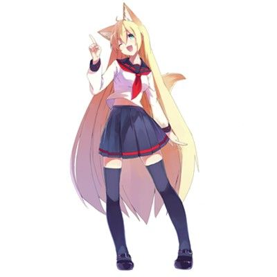 ぼっちでかわいくてほっとけない妖狐 サンプル2ページ目