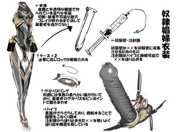 自虐オナニー露出少女 奴●娼婦衣装に汚される私 サンプル1ページ目