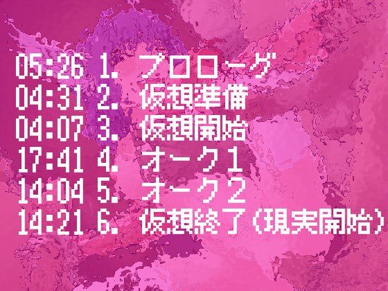 自虐願望少女の仮想自慰［バーチャルオナニー］（現実○辱［リアルレ○プ］） サンプル1ページ目