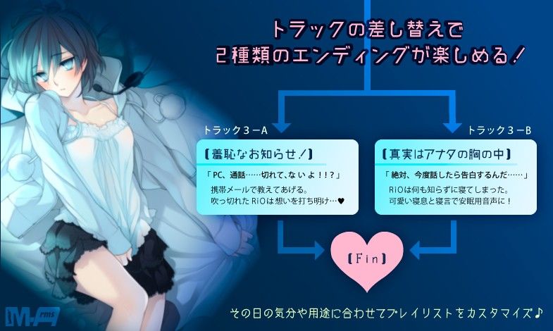 PC通話でこっそり盗聴 @RiO（全年齢版） サンプル1ページ目