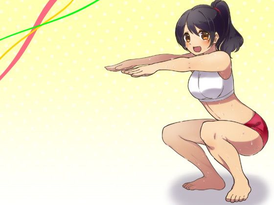 運動のお姉さんと密着汗だくセックス 〜スクワット3セットからの汗だくプレイ〜 サンプル1ページ目