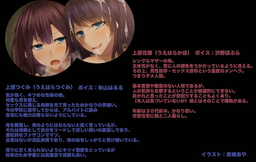 堕落の鎖 -ゆるまんママとツンツンJK娘をまとめて手籠めにしてみた- サンプル1ページ目
