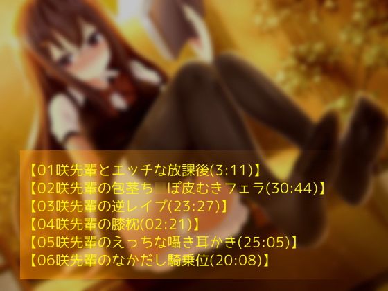 「後輩君とのエッチな放課後〜Sっ気のある先輩に耳舐め濃厚えっちされまくる〜」 サンプル1ページ目
