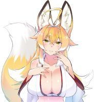 狐娘に優しく授乳手コキされちゃうお話！！ サンプル1ページ目