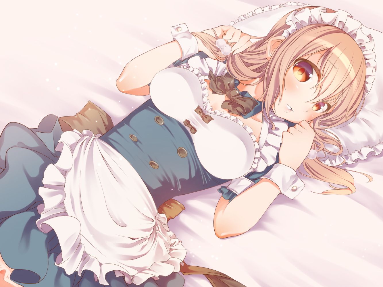 【全バイノーラル】幼馴染メイドのエッチなご奉仕（耳かき、マッサージetc） サンプル1ページ目