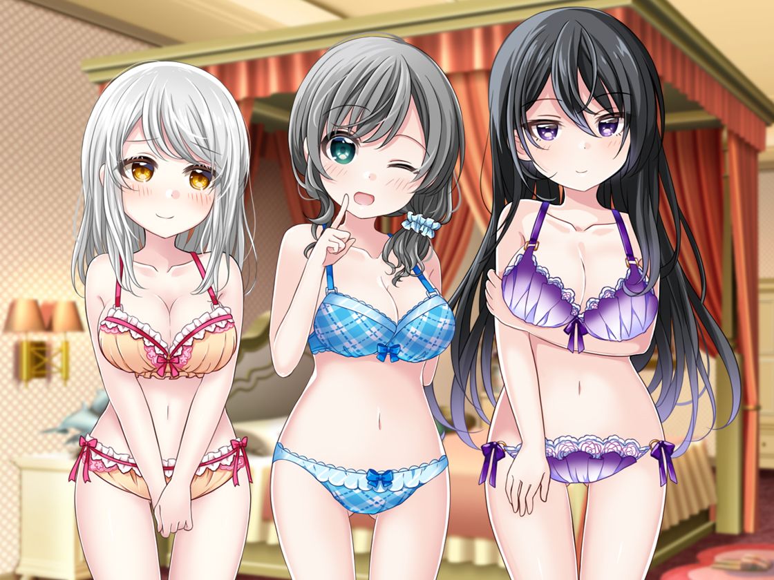 3人の心酔メイドがあなたをオカズにオナニーしちゃう音声 オナニー盗聴＆見せ合いっこオナニー サンプル1ページ目