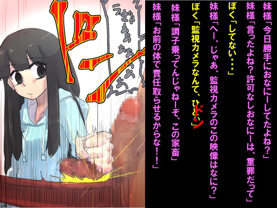 妹様に絶対服従〜御調教される話〜 サンプル2ページ目